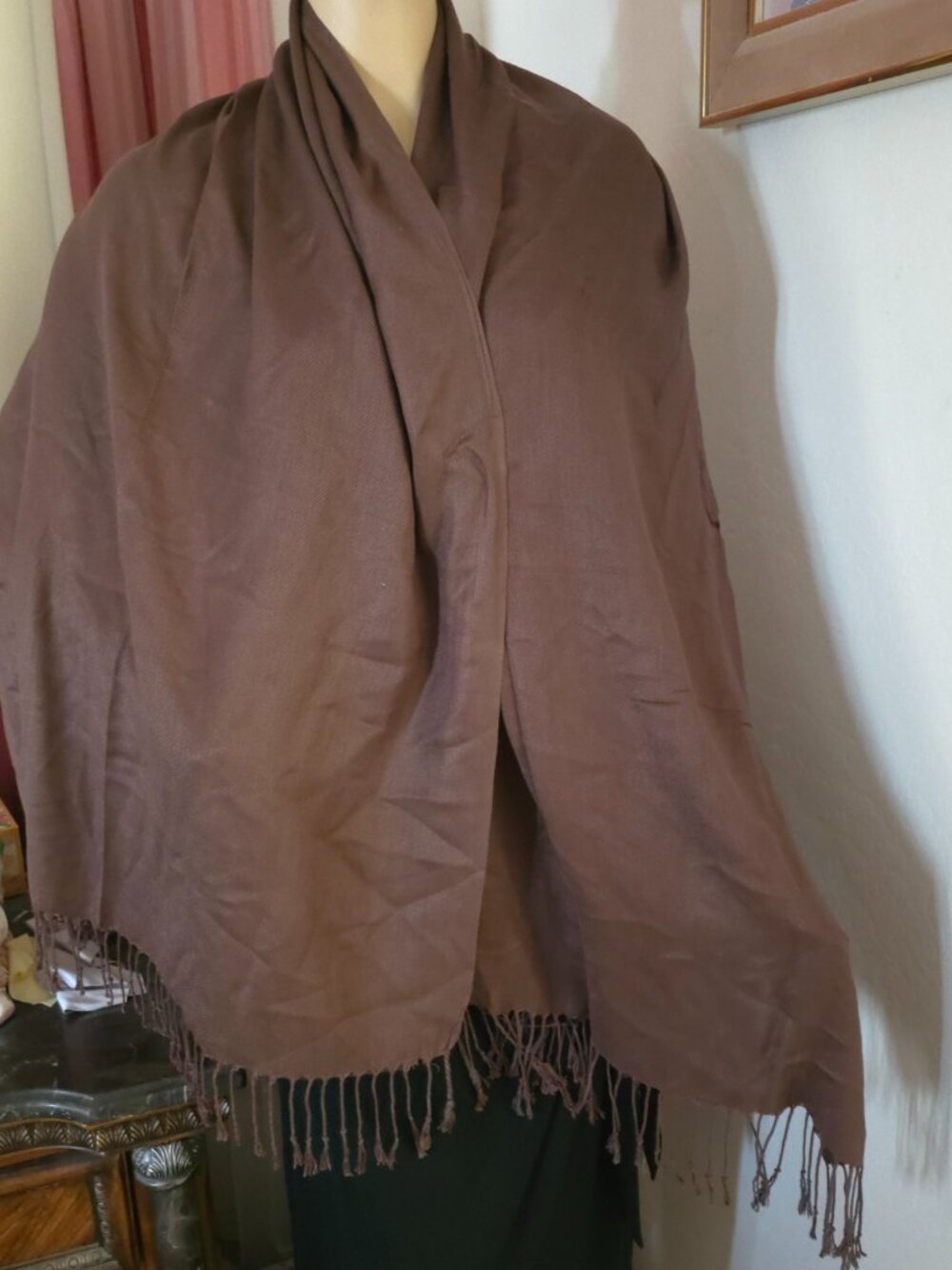 Brown light weight scarf